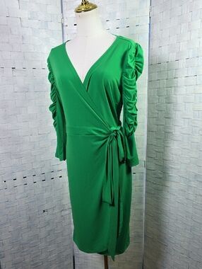 New York & Company Wrap Midi Dress